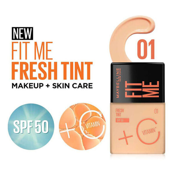 maybelline new york fit me spf 50 foundation shade 01