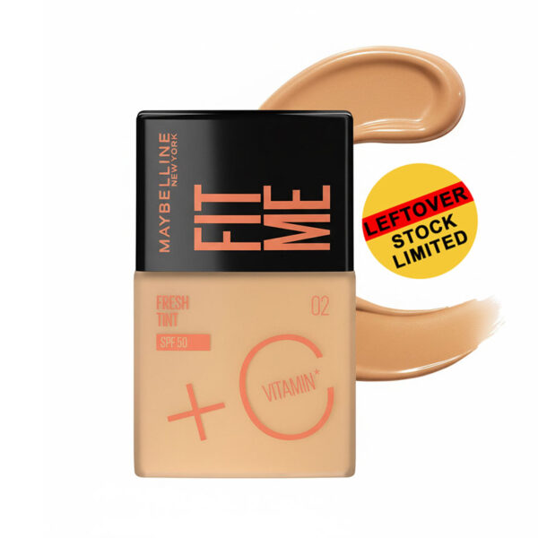 maybelline new york fit me spf 50 foundation shade 02