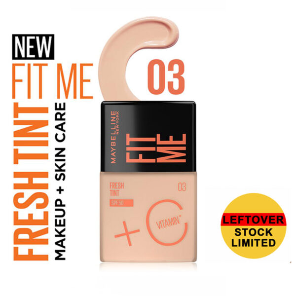 maybelline new york fit me spf 50 foundation shade 03
