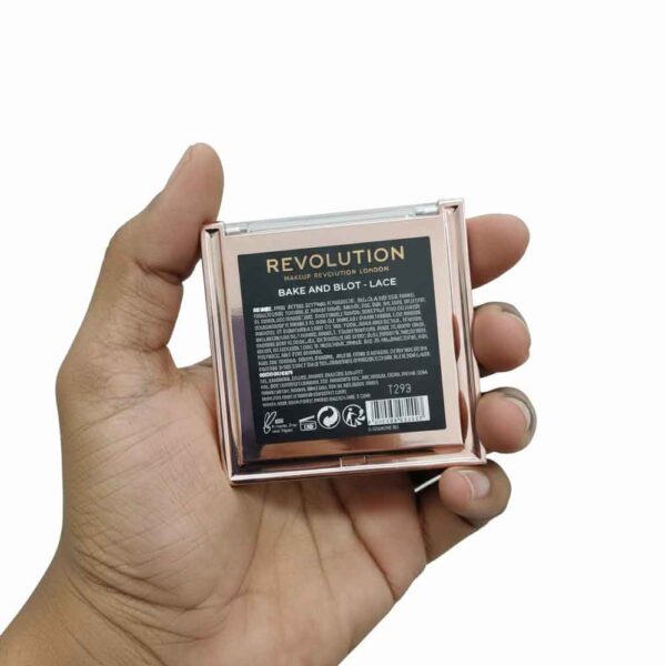 revolution bake & blot face powder