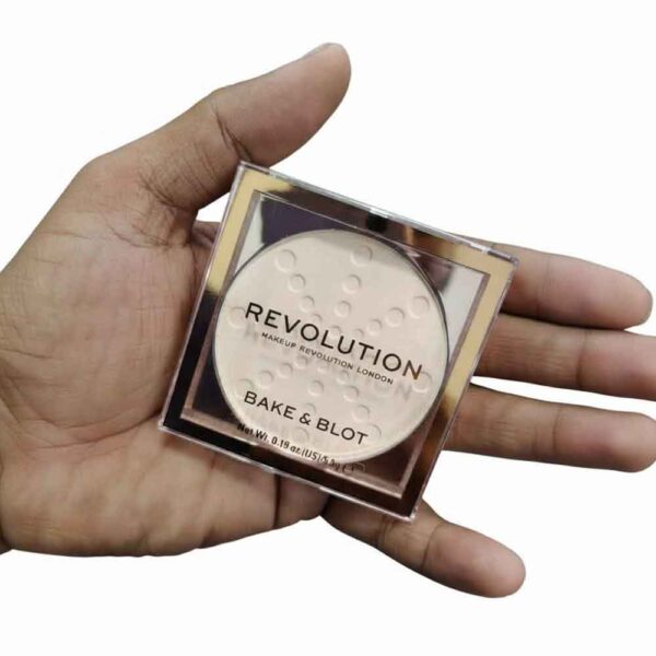 revolution bake & blot face powder