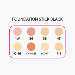 glamorous face hd foundation stick black case (8 shades)