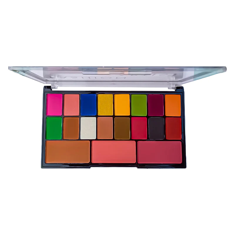 glamorous face 16 color eyeshadow blushers contour palette set 1