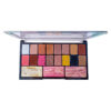 glamorous face 16 color eyeshadow shimmer terracotta blushers contour highlighter palette