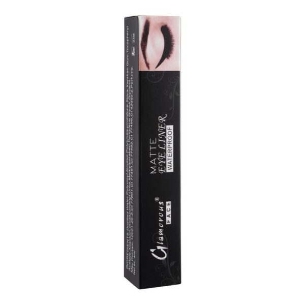 glamorous face matte waterproof eye line, black 7783, gf7783