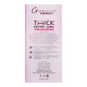 glamorous face 4d thick extra curl volumizing mascara, gf7860
