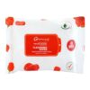 glamorous face rose touch face and body cleansing wipes, gf1042, 30 pack