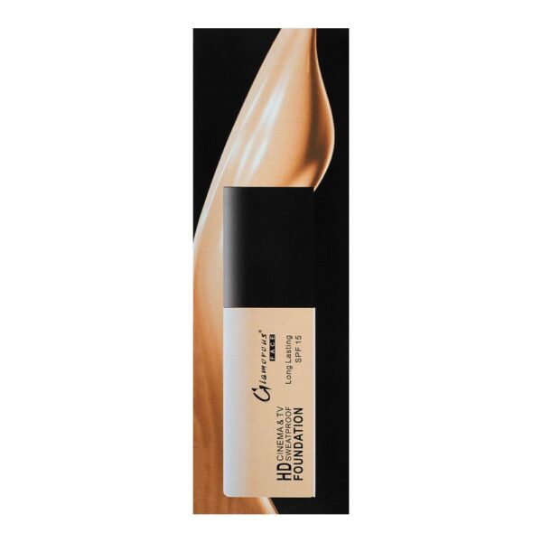 glamorous face hd cinema & tv waterproof long lasting foundation, 05 natural tan, gf7822