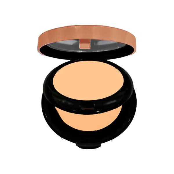 glamorous face invisible matte long lasting double compact powder