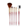glamorous face 5 in 1 makeup brush set