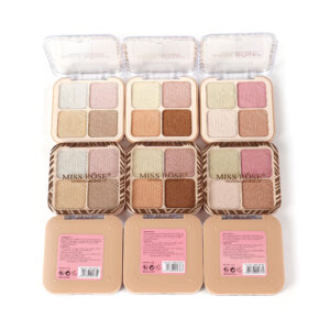 missrose luminous glow 4 color highlighter palette