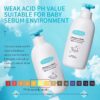 bioaqua nature organic milk moisture clean fragrance nourish children body wash shower gel shampoo and bath