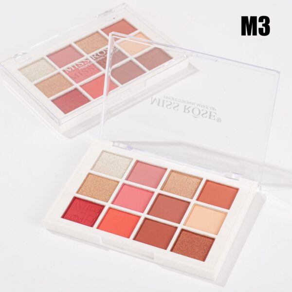 miss rose artist couture supreme 12 color eyeshadow palette