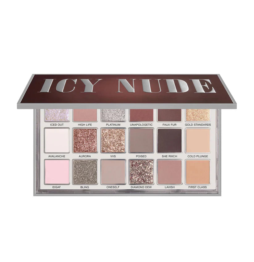 hudamoji icy nude eyeshadow palette