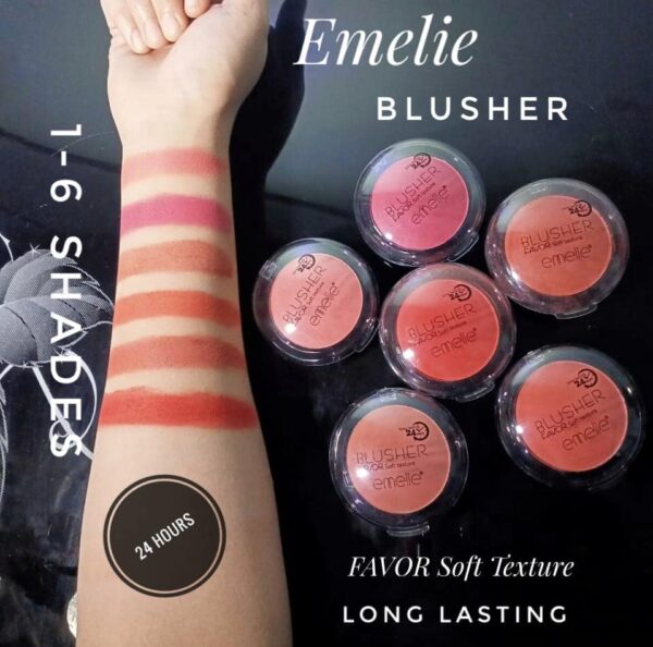 emelie favor soft texture blusher favor soft pack of 5 available