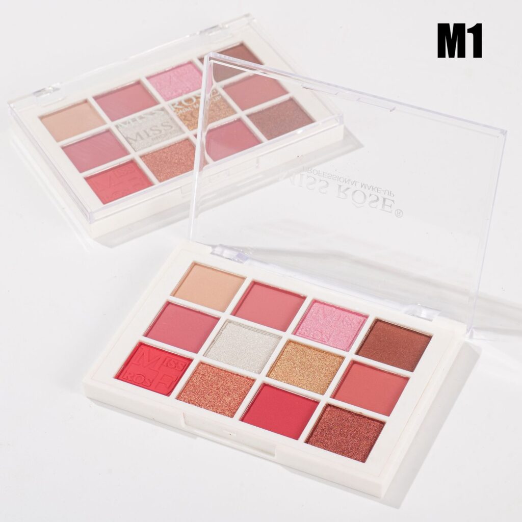 miss rose artist couture supreme 12 color eyeshadow palette