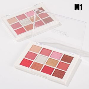 miss rose artist couture supreme 12 color eyeshadow palette