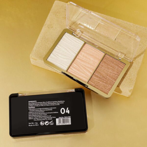 miss rose 3 color hyper real highlighter kit