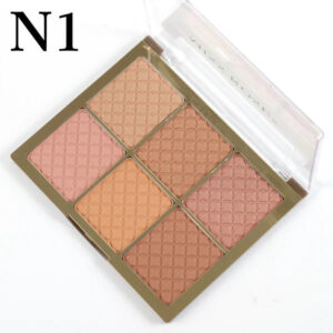 miss rose 6 color square face palette all in one
