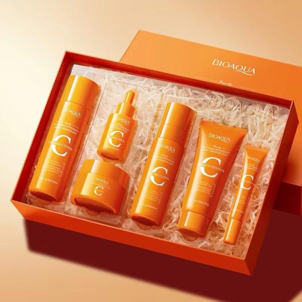 bioaqua 6in1 vitamin c facial kit skin care set