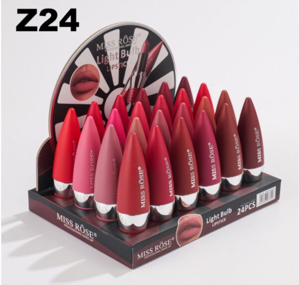 miss rose new light bulb lipstick set