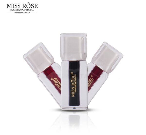 miss rose crystal no transfer 2in1 lipstick tint & liquid blusher 6pcs set