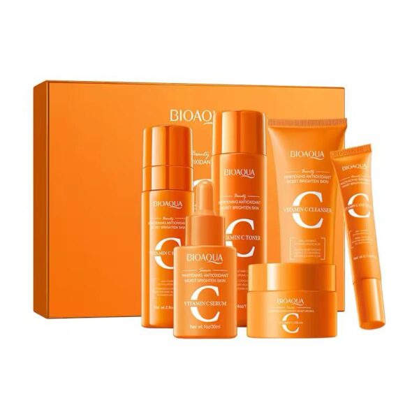 bioaqua 6in1 vitamin c facial kit skin care set