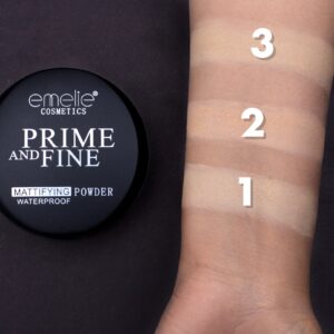 emelie prime and fine powder waterproof mattifying