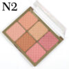 miss rose 6 color square face palette all in one
