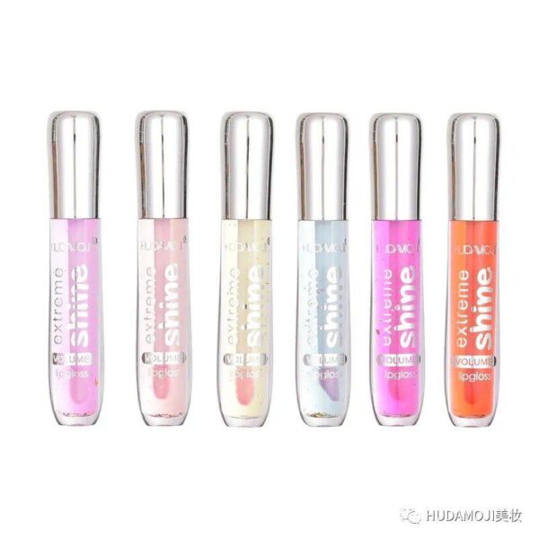 hudamoji shine lip gloss 6pcs set