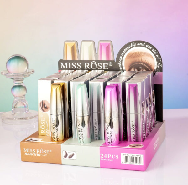 miss rose new natural lengthening one stroke infinity lash waterproof mascara