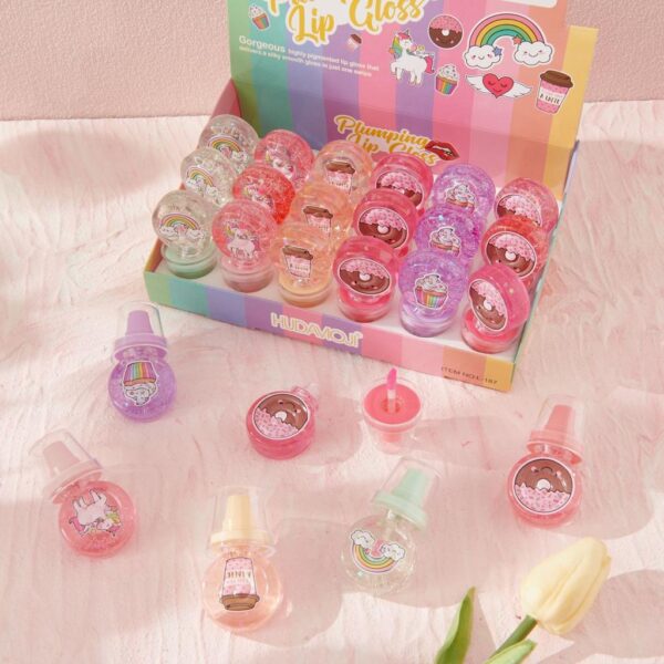 hudamoji plumping lip gloss 6pcs set