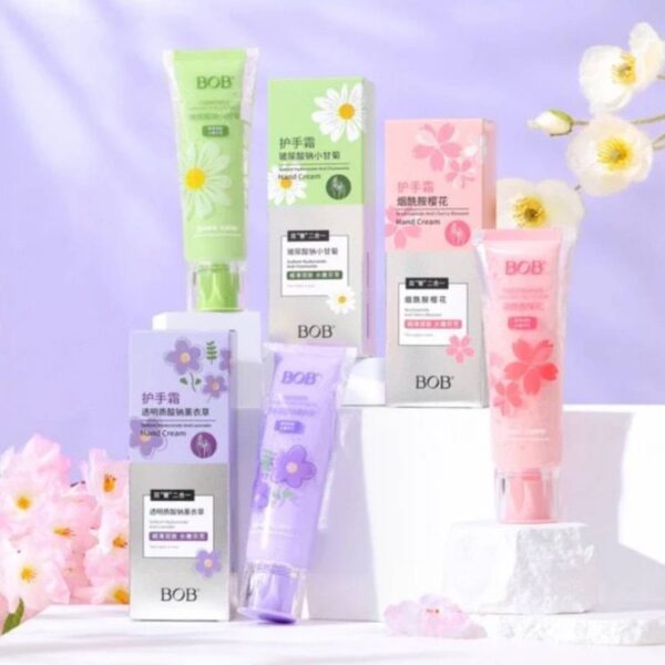 bob sodium hydrate whitening and moisturizing hand cream