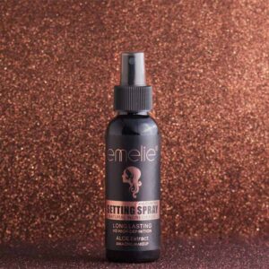 emelie cosmetics makeup setting spray with aloe extract