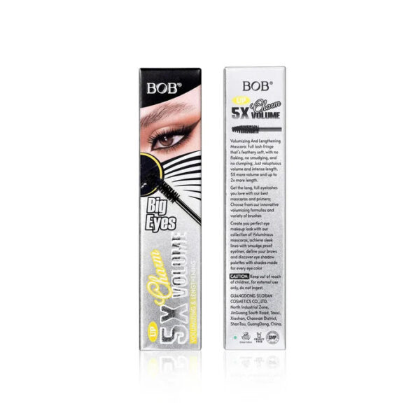 bob 5x volumizing and lengthening big eyes volume black mascara