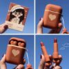 heng fang 2in1 cute girl airpods lipstick