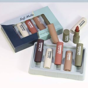 heng-fang-soft-matte-velvet-lipstick-5pcs-set