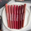 hengfang 2in1 matte lipstick plus lip liner pack of 8