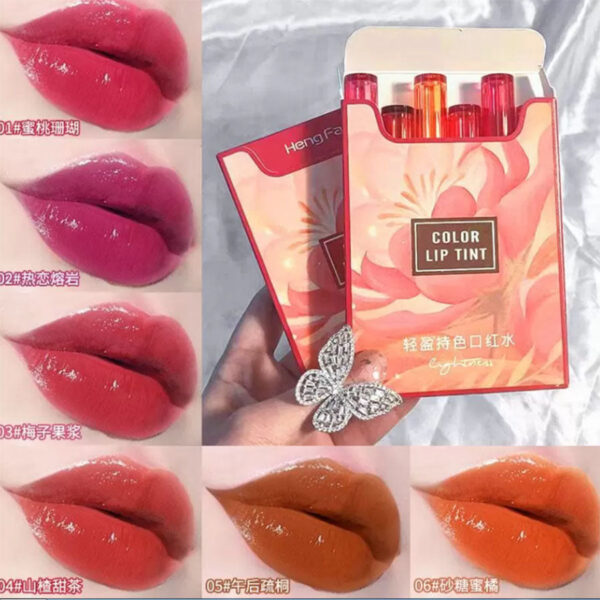 hengfang lip tint 6pcs set