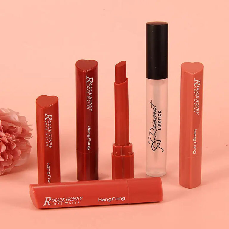 hengfang moisturizing 8 color heart shape lipsticks