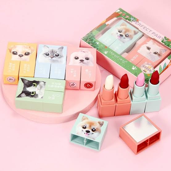 hengfang 4in1 perfect party lipstick set