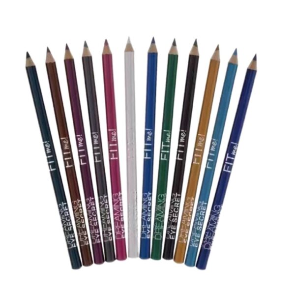 huda beauty pearl eyeshadow pencil with sharpner pack of 12pcs