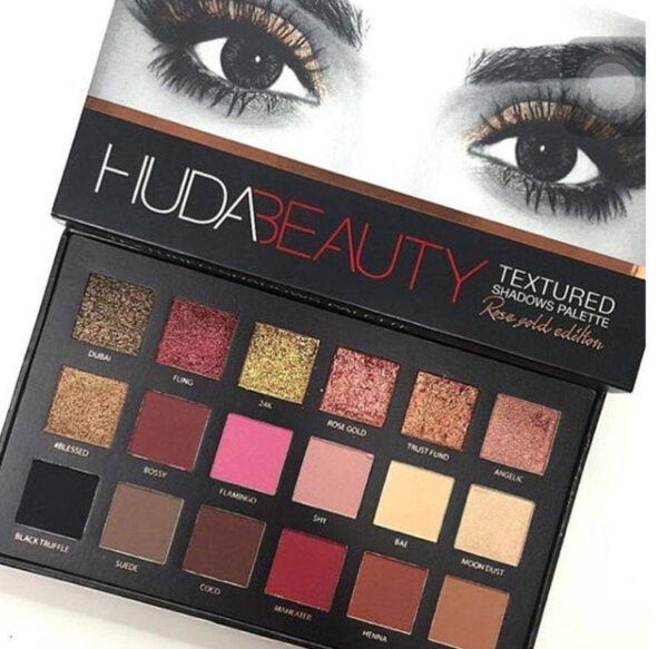 huda beauty rose gold eyeshadow palette rs.999 rs.1,600 38%