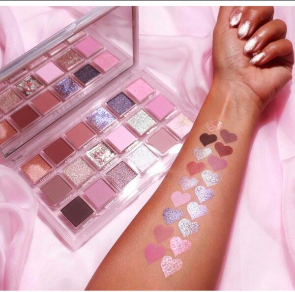 huda beauty rose quartz eyeshadow palette