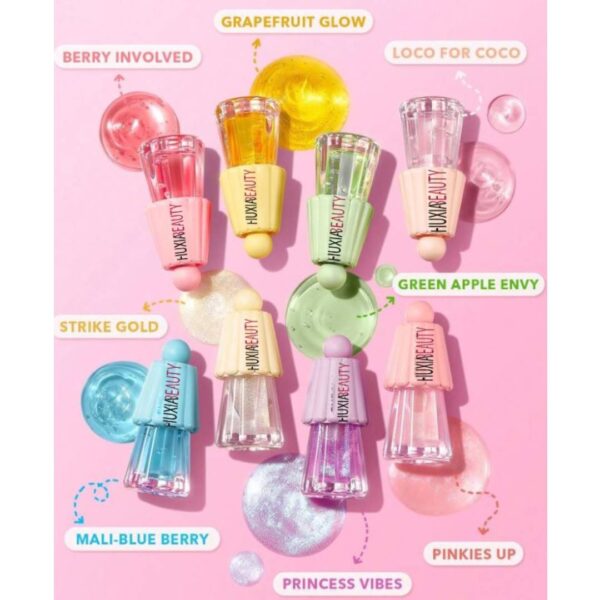 huda moji high quality plumping burning lip gloss