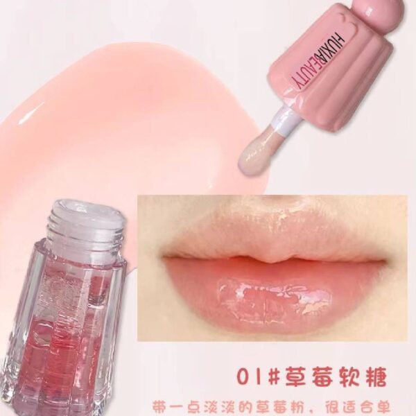 huda moji high quality plumping burning lip gloss