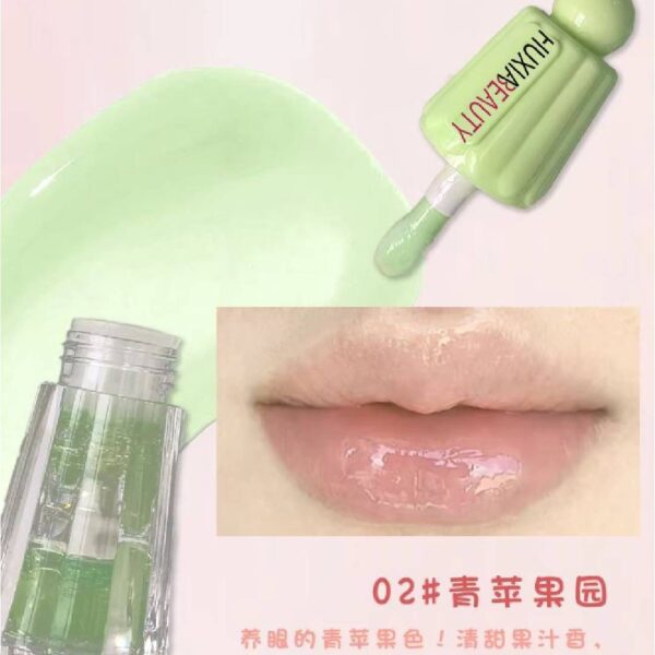 huda moji high quality plumping burning lip gloss