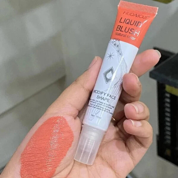 hudamoji liquid blush natural color 6 pcs set