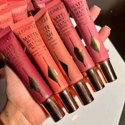 hudamoji matte 6 pcs liquid blusher set