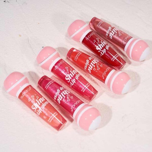 hudamoji shine lipgloss 6pcs set